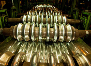Roll forming of steel coils